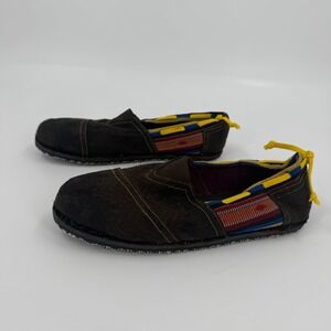 Shoes by Kai Loafers Womens Size 6 Dark Brown Indigenous Weaves Comfort Slip On